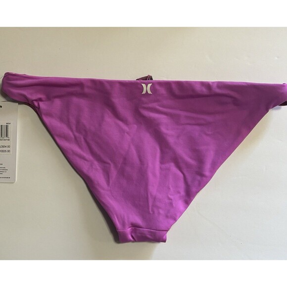 New Hurley Solid Reversible Moderate Coverage Bikini Swim Bottoms Size Small - Picture 2 of 3